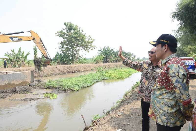 Intensif Normalisasi Sungai, Bupati Subandi Antisipasi Banjir dan Dukung Irigasi Petani Sidoarjo 1 Normalisasi sungai.