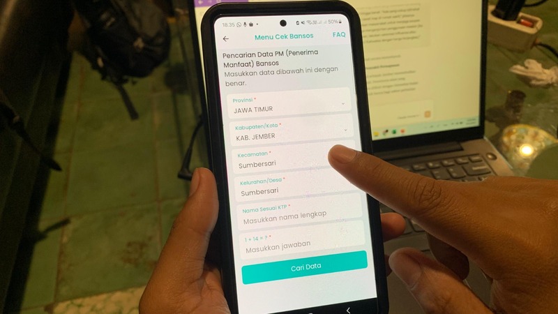 Audit Menyeluruh, 13.000 Data Penerima Bansos di Jember Tidak Valid 1 Penerima bansos di Jember.