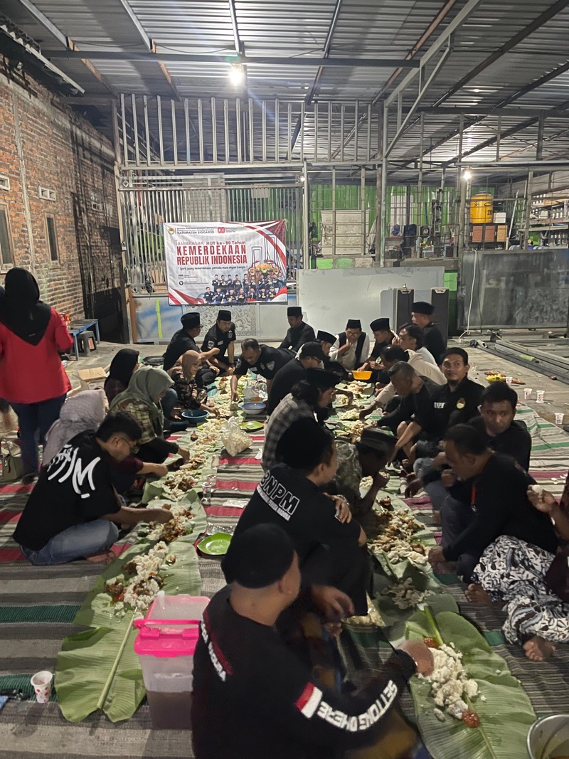 Tasyakuran HUT Ke-80 RI, BNPM Sidoarjo Bakar Semangat Pemuda Bangun Bangsa 2 BNPM Sidoarjo HUT RI.