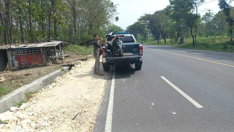 Korban tewas di Jalur Pantura Tuban.