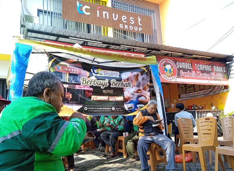 Sarapan Gratis di Koperasi TC Invest Mojokerto, Paket Tebus Murah Ludes 1 Jam 2 Sarapan gratis TC Invest Mojokerto.