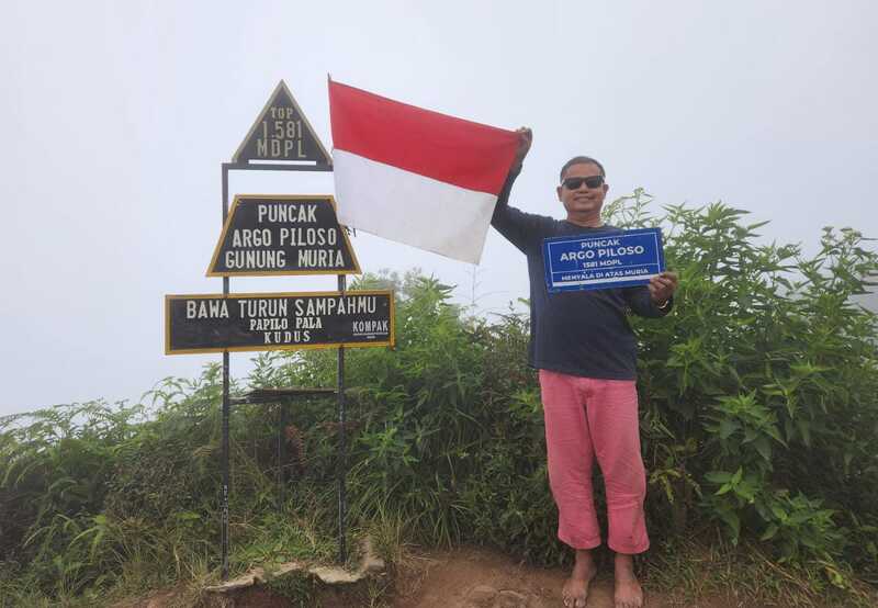 Jalur Paling Berat, Hadiah 100 Ribu bagi Pendaki Kecil Puncak Argopiloso Gunung Muria 2 Puncak Argopiloso Gunung Muria.