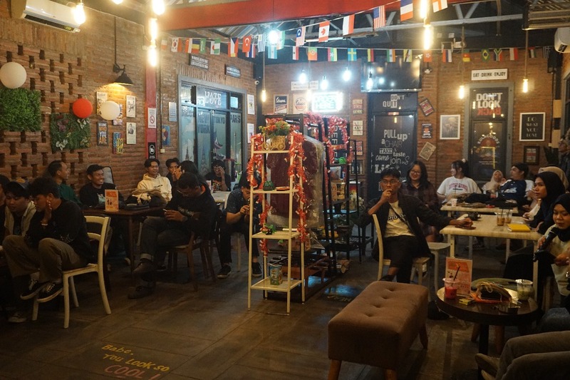 Arom Dywarna di Indie Corner Malang.