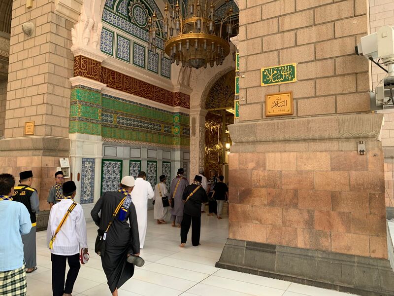 Tugu Media Group di Madinah.