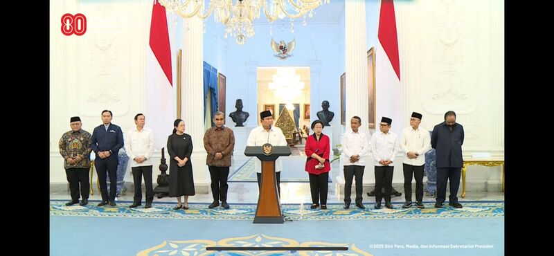Pernyataan Presiden Prabowo, Cabut Tunjangan DPR hingga Tindak Tegas Anarkisme 2 Sikap Presiden Prabowo.