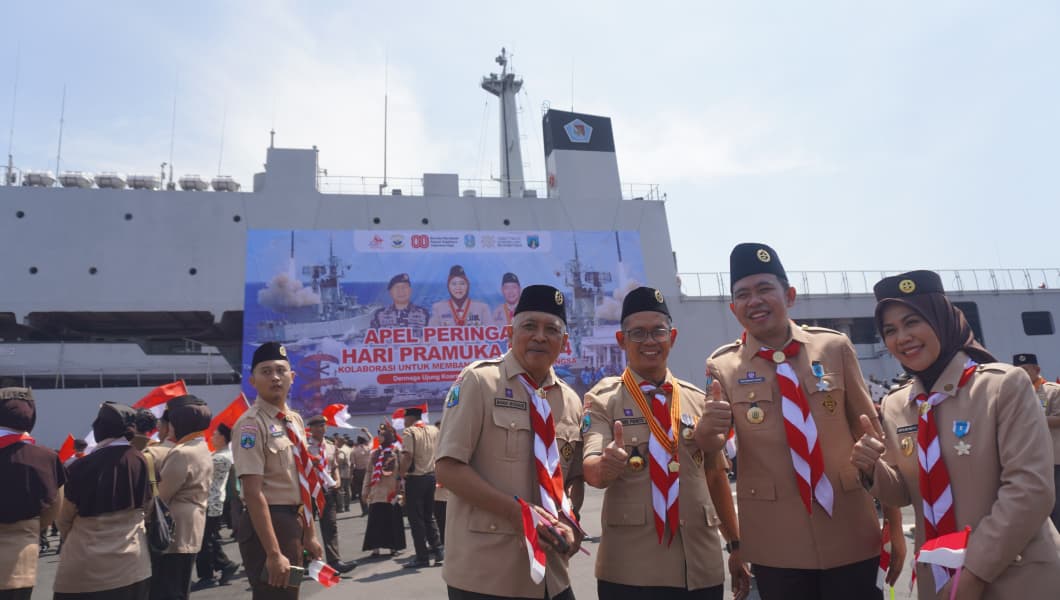 Apresiasi Kinerja Gus Fawait di Peringatan Hari Pramuka Ke-64, Gubernur Khofifah Sebut Gus Darling 1 Gus Fawait