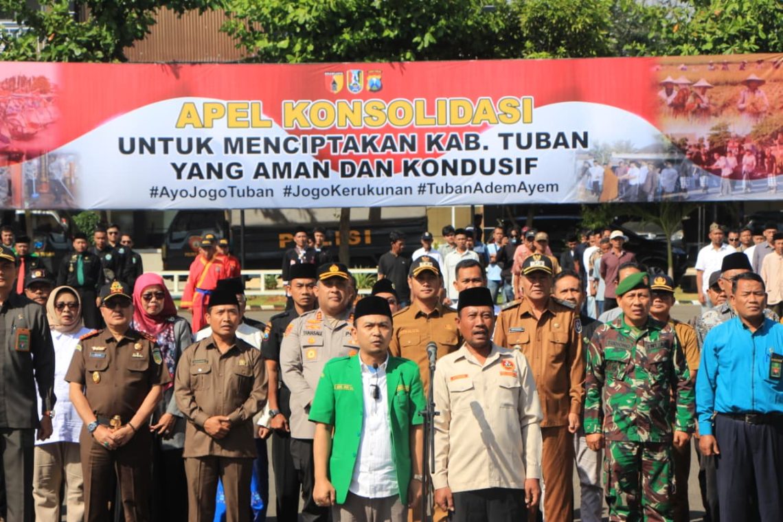 Warga Tuban Kompak Deklarasi Tolak Hoaks 5 masyarakat jaga kondusifitas Tuban