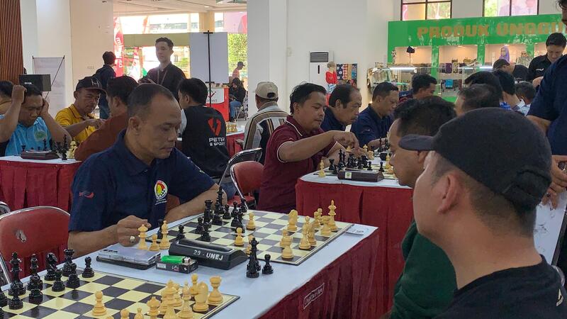 Lomba catur Kejari Jember.