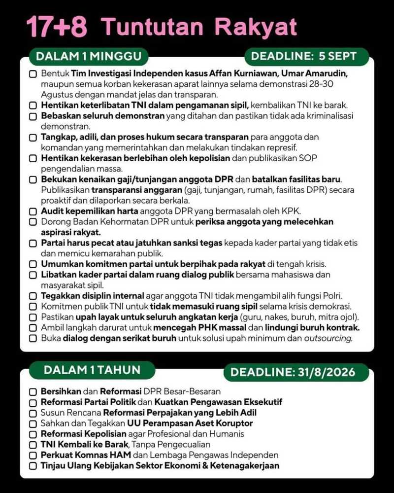 Deretan Artis yang Ikut Gaungkan 17+8 Tuntutan Rakyat, Apa Itu? 2 WhatsApp Image 2025 09 02 at 17.17.41 2