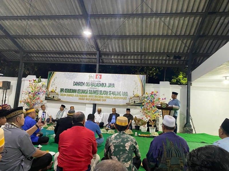 Gagas Pendekatan "Dari Hati ke Hati", Danrem 083/Baladhika Jaya Rajut Persatuan Bersama Ratusan Warga KKSS Se-Malang Raya 2 Danrem X KKSS Malang Raya.