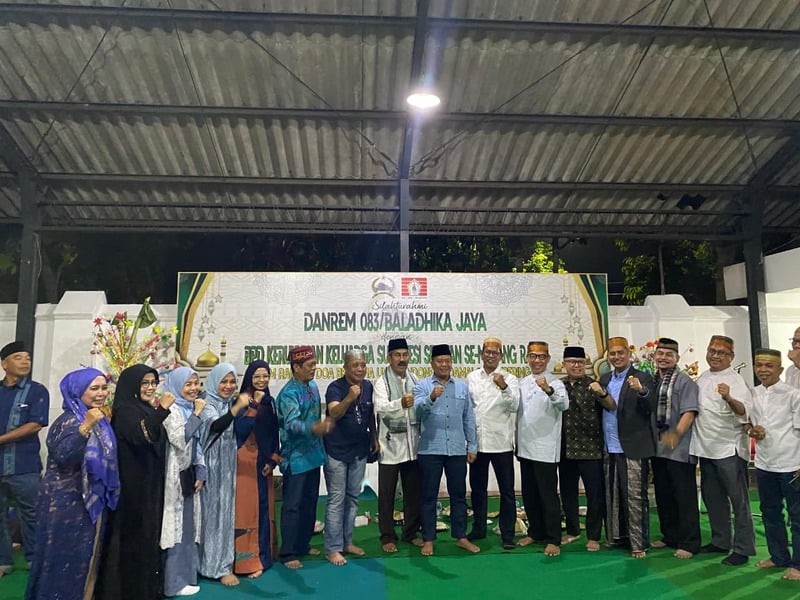 Gagas Pendekatan "Dari Hati ke Hati", Danrem 083/Baladhika Jaya Rajut Persatuan Bersama Ratusan Warga KKSS Se-Malang Raya 1 Danrem.