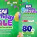 KAI Birthday Sale Tiket Rp80 Ribuan di HUT ke-80, Diskon hingga 30 Persen 10 KAI Birthday Sale.