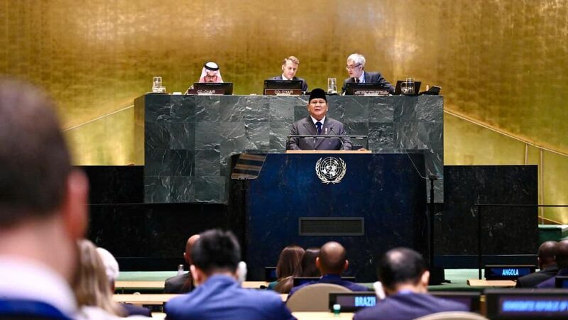 10 Fakta Pidato Perdana Prabowo di PBB: Soroti Palestina, Siap Kirim 20 Ribu Pasukan, hingga Dapat Pujian Trump 1 Prabowo.
