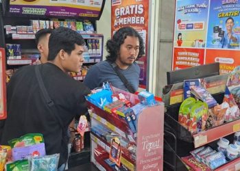 Perampok minimarket di Tuban.