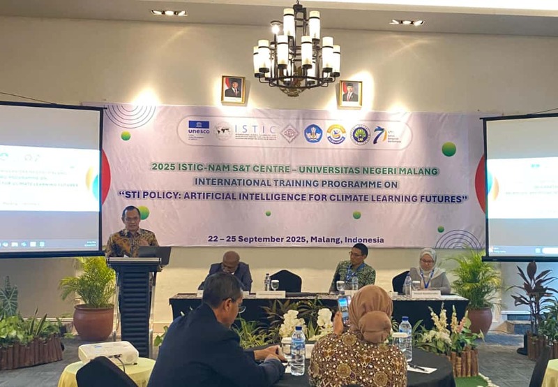 LPPM UM Tuan Rumah ISTIC-NAM S&T Centre 2025, Manfaatkan AI sebagai Media Pembelajaran Iklim 4 ISTIC-NAM LPPM UM 2025.