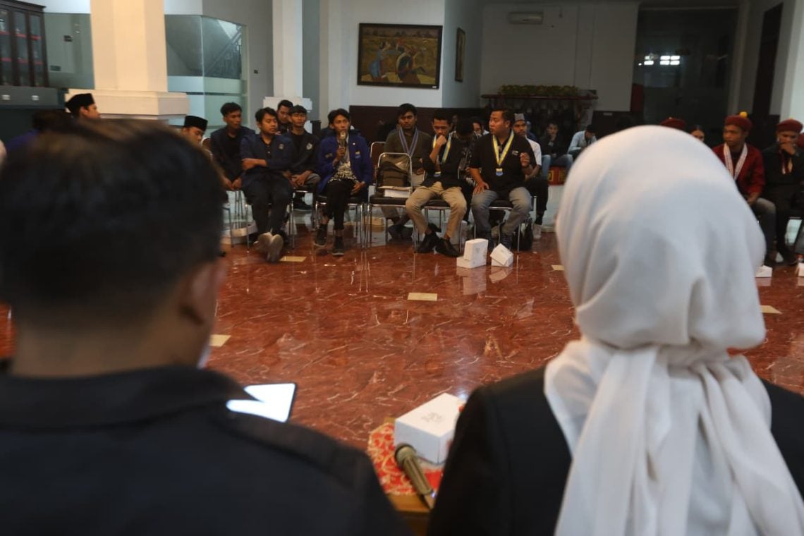 DPRD Kota Malang Terima Masa Aksi Cipayung Plus di Lobi Utama 1 DPRD Kota Malang