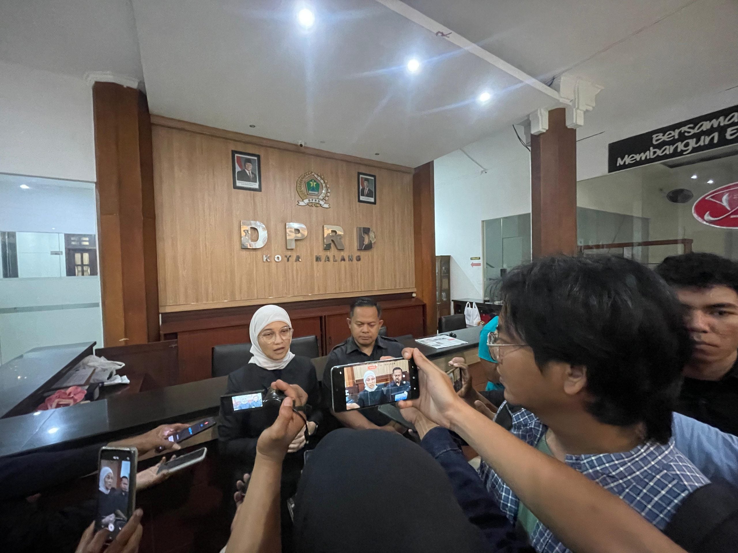 DPRD Kota Malang Terima Masa Aksi Cipayung Plus di Lobi Utama 2 DPRD Kota Malang