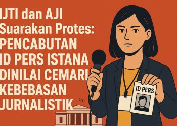 IJTI dan AJI Suarakan Protes! Pencabutan ID Pers Istana Dinilai Cemari Kebebasan Jurnalistik 1 IJTI dan AJI Suarakan Protes! Pencabutan ID Pers Istana Dinilai Cemari Kebebasan Jurnalistik