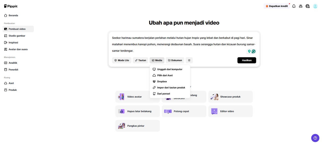tugujatim pembuat video ai gratis 2