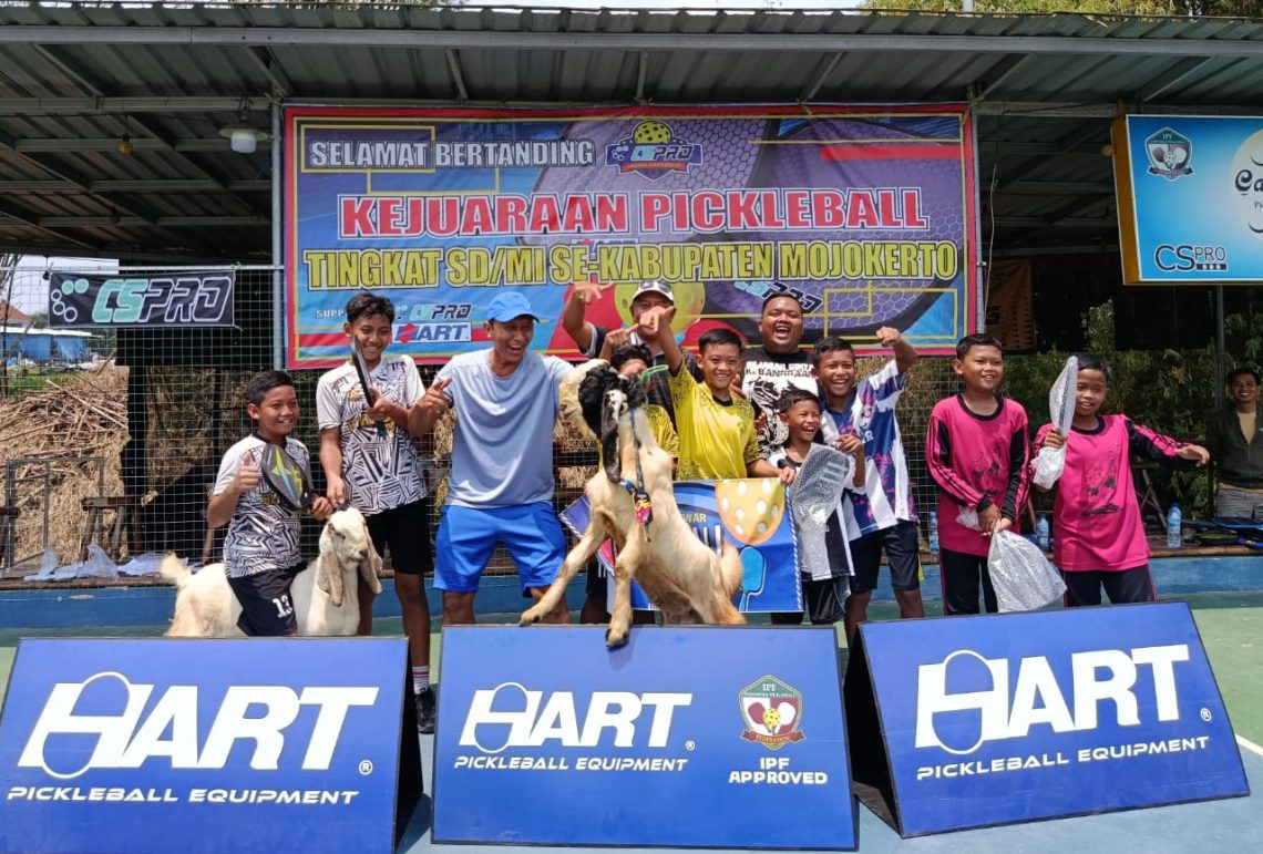 Cerita Hadiah Pemenang Turnamen Pickleball Mojokerto Bukan Uang, Tapi Kambing 1 Pickleball Mojokerto
