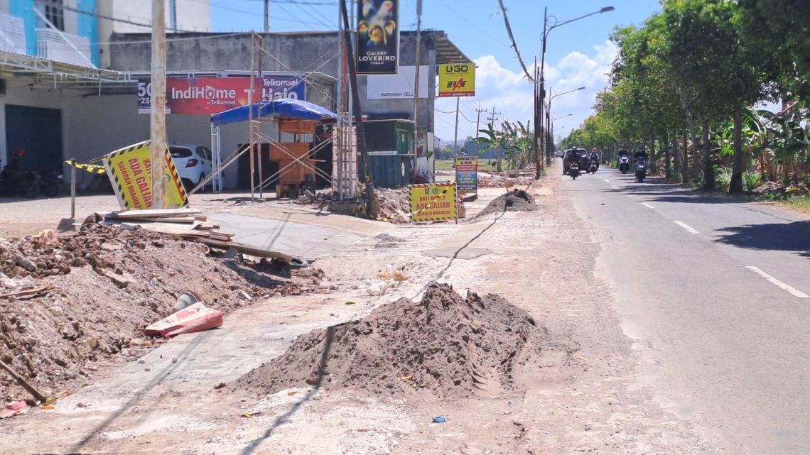 Viral di Medsos, Proyek Gorong-Gorong Dikeluhkan Masyarakat Tuban 1 Proyek Gorong-Gorong