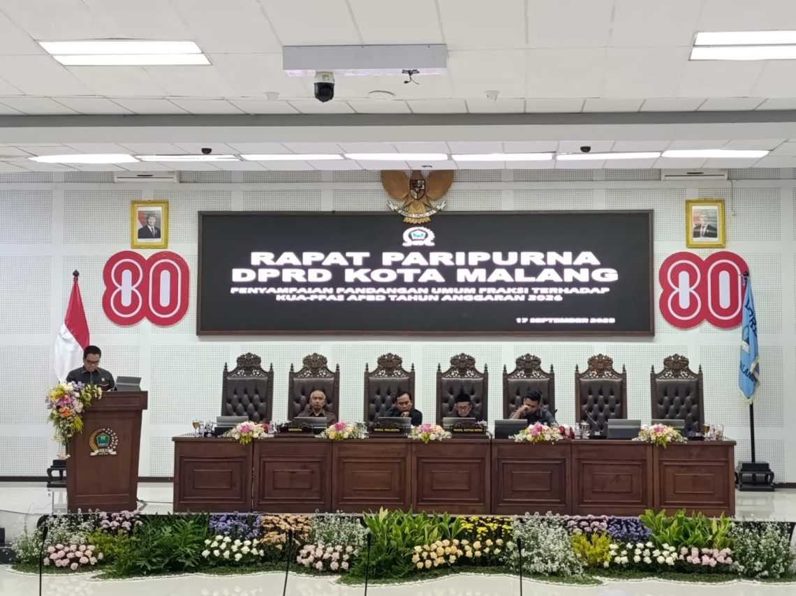 DPRD Kota Malang Soroti Rancangan APBD 2026, Belanja Daerah Turun Tapi Belanja Pegawai Naik 1 DPRD Kota Malang