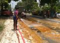 Tumpahan Gula Merah Cair