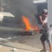 Sepeda Motor Terbakar