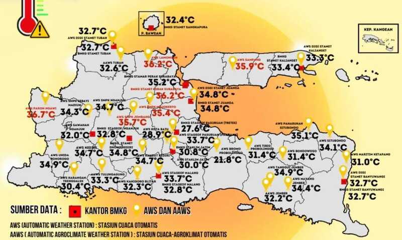 Cuaca di Mojokerto Terasa Lebih Terik saat Siang Hari, Begini Kata BMKG 1 Cuaca di Mojokerto.