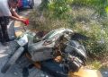 Kecelakaan motor.