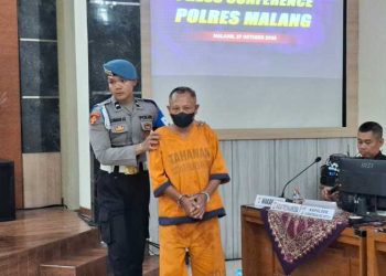 Suami siri bunuh istri di Gedangan.