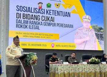Peredaran rokok ilegal.