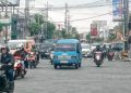 Angkot di Kota Malang.