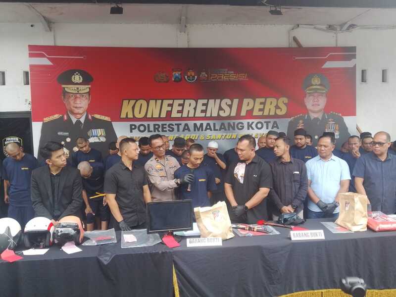 Pelaku curanmor di Malang.