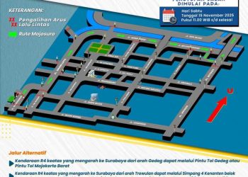 Gerak Jalan Mojokerto-Surabaya.