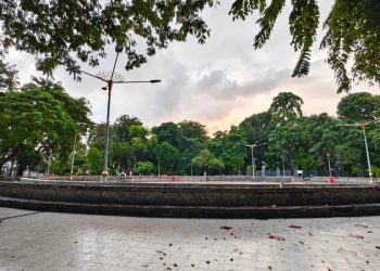 Taman Bungkul Surabaya.