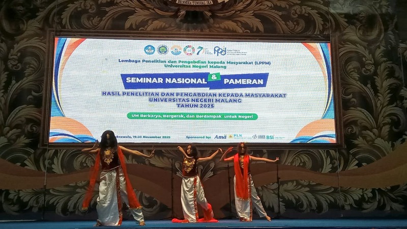 Pameran penelitian di LPPM UM.