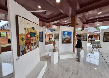 Pameran seni rupa.
