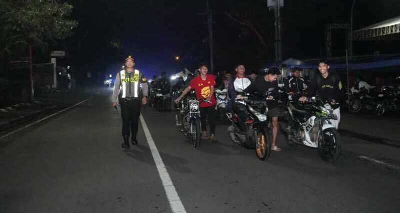 236 Motor Kena Razia Balap Liar di Stadion Kanjuruhan, 342 Orang Diduga Terlibat Diamankan 1 Razia balap liar.