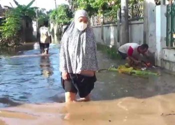 Banjir di Kabupaten Pasuruan.