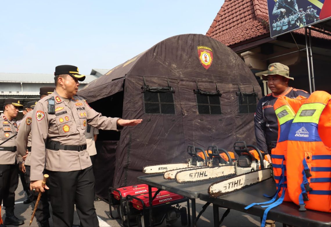 Apel Tanggap Bencana Hidrometeorologi Kota Mojokerto, Ini Kata Kapolres 1 Tanggap Bencana Hidrometeorologi