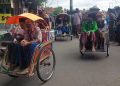 DLHP Tuban: Becak Tanpa Pelat Nomor dan ID di Kawasan Museum Kambang Putih Ilegal