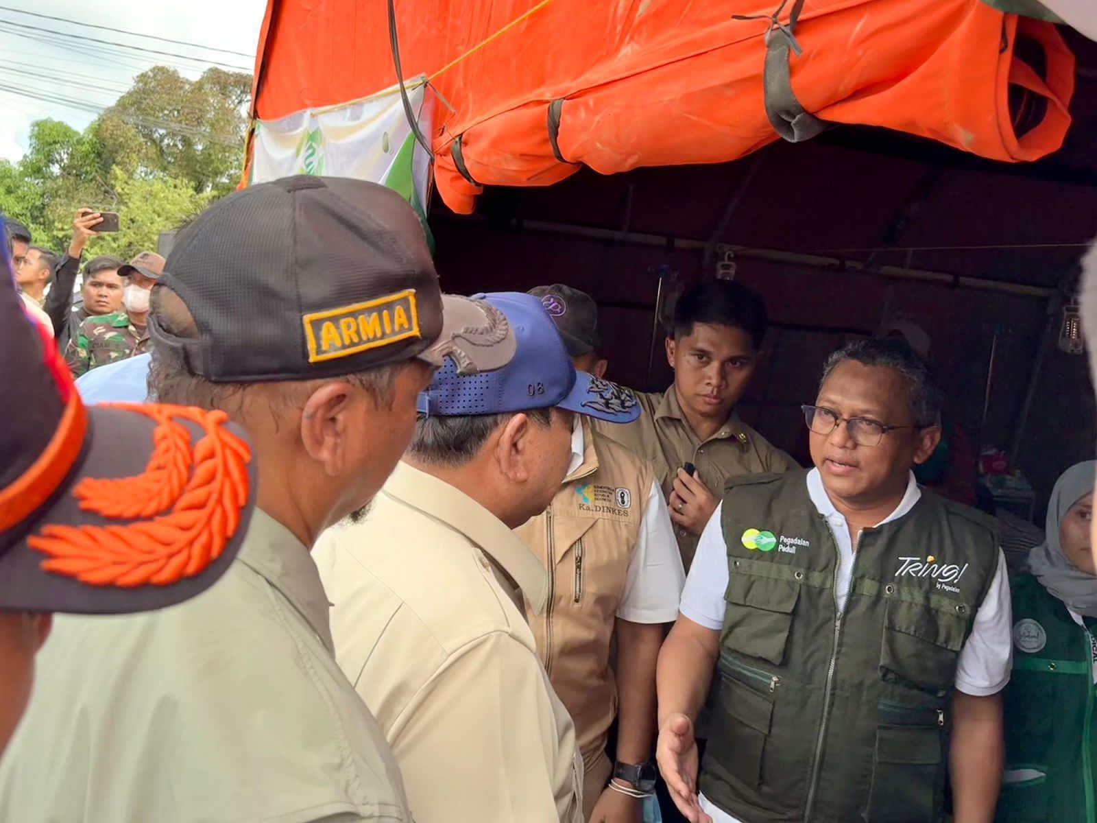 Presiden Prabowo Subianto Kunjungi Posko Kesehatan Pegadaian Peduli di Aceh Tamiang 2 Prabowo Subianto