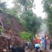 Tanah longsor di Malang.