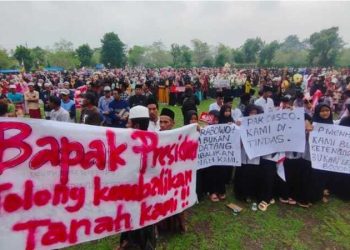 Sengketa tanah di Pasuruan.