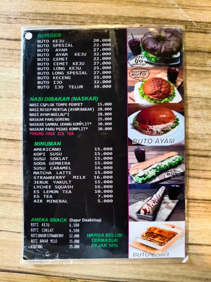 Mike Ragnar Burger Buto.