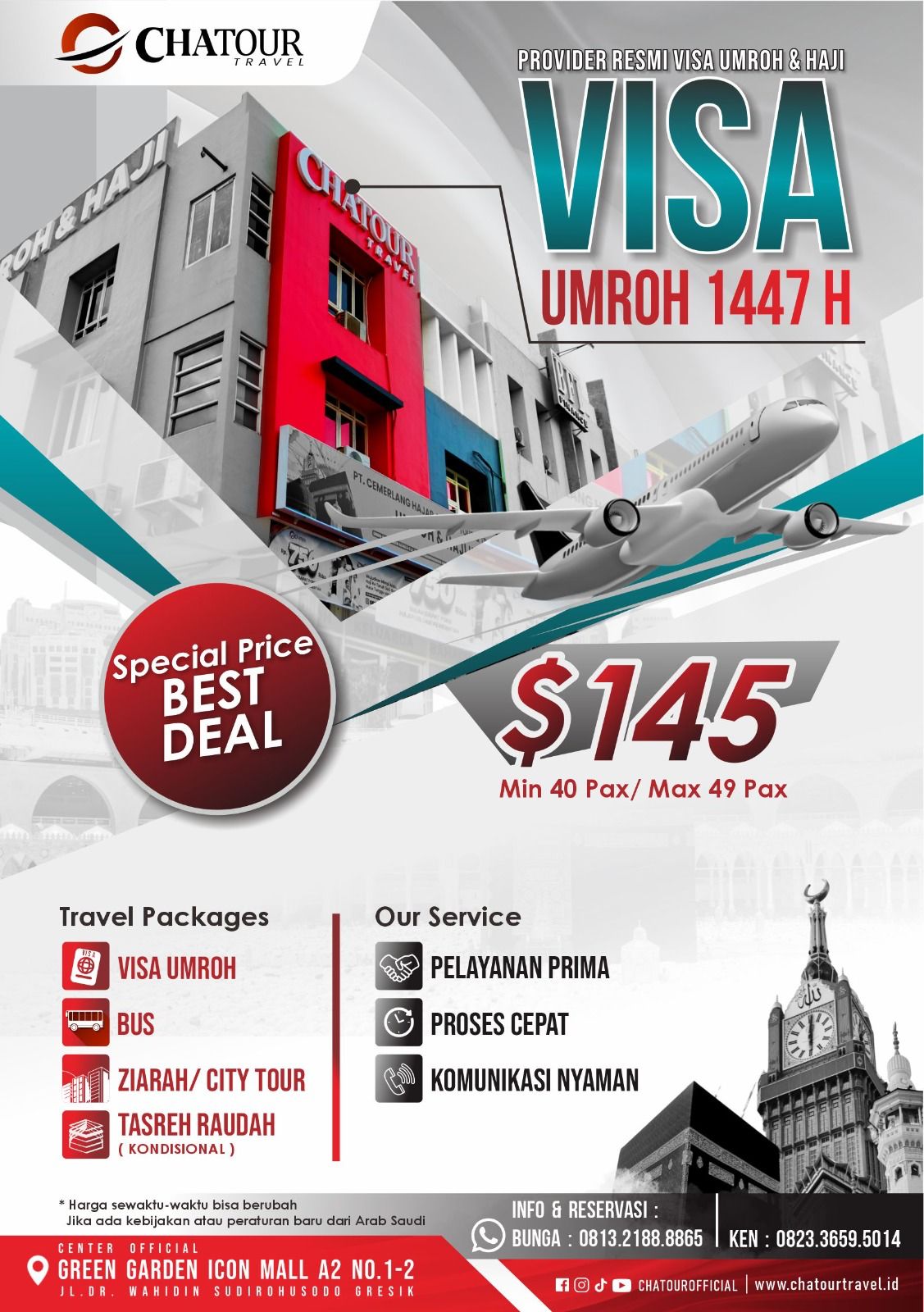 Chatour Travel Jadi Provider Visa Umroh Terdepan 1447 H, Tangani 22 Ribu Visa per Musim, 3 Chatour Travel