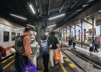 Lonjakan Penumpang Kereta Api Libur Nataru