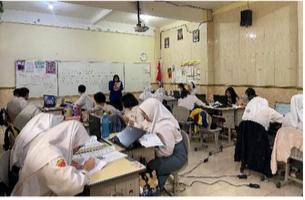 Asistensi mengajar di SMA Laboratorium.
