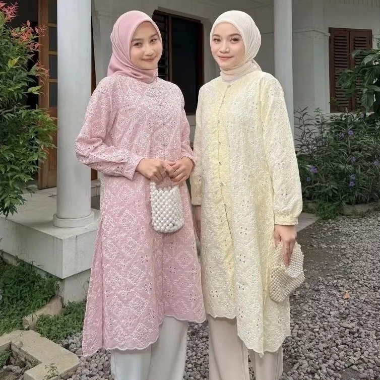 Baju OOTD Lebaran terbaru.